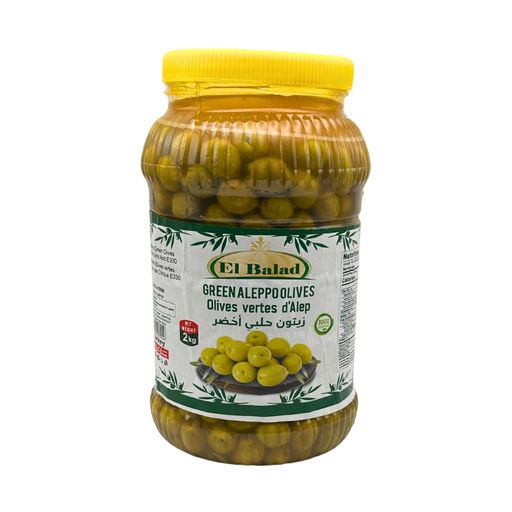 EL BALAD OLIVES VERTES ALEP 6X2KG