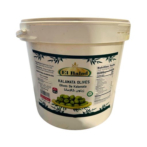 EL BALAD OLIVES VERTES KALAMATA 10KG