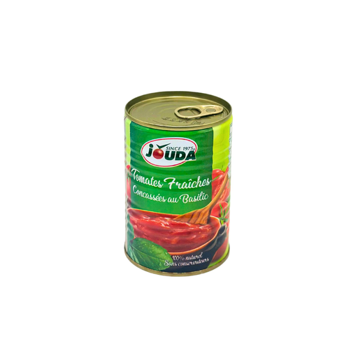 JOUDA TOMATES CONCASSÉ AU BASILIC 12X400GRS