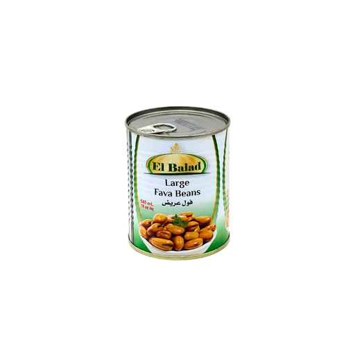 EL BALAD GROSSES FÈVES GOURGANES EN CONSERVE / LARGE FAVA BEANS 12X540ML