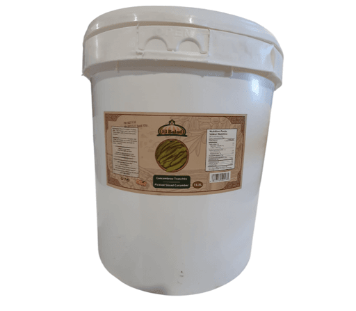 EL BALAD CONCOMBRE MARINÉ EN TRANCHES - PICKLED SLICED CUCUMBER 1X10KGS